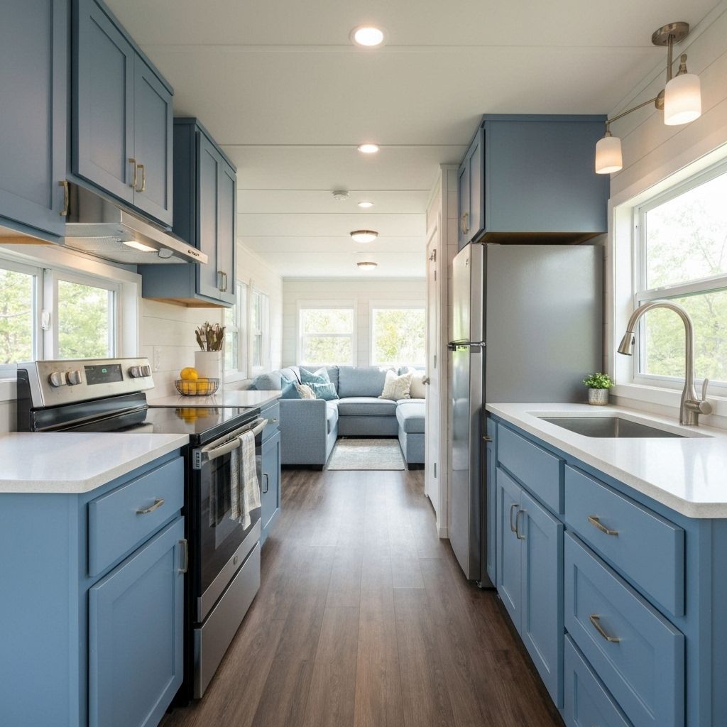 Haven kitchen with lowered counters for wheelchair access